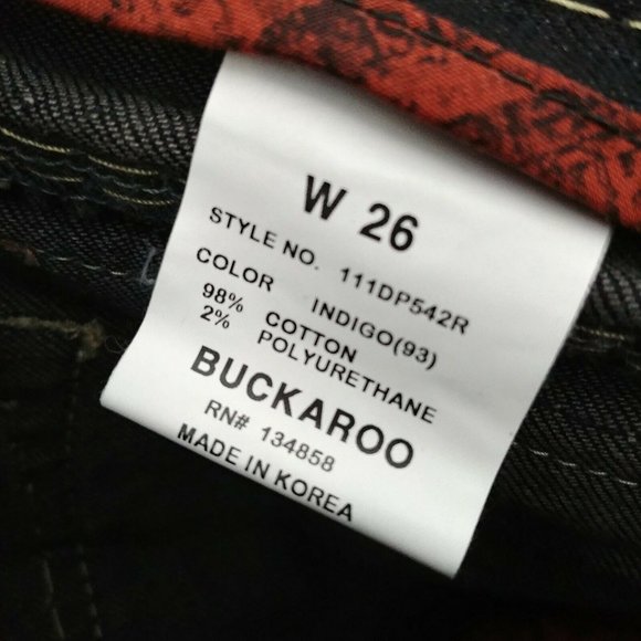 Buckaroo Jeans Buckle Embro Brush Domingo Slim Str - Picture 7 of 11